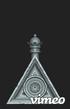 Zbrush 3.5r3 Timelapse of the Triangular Piece for my Jacobethan Style Fountain asset.